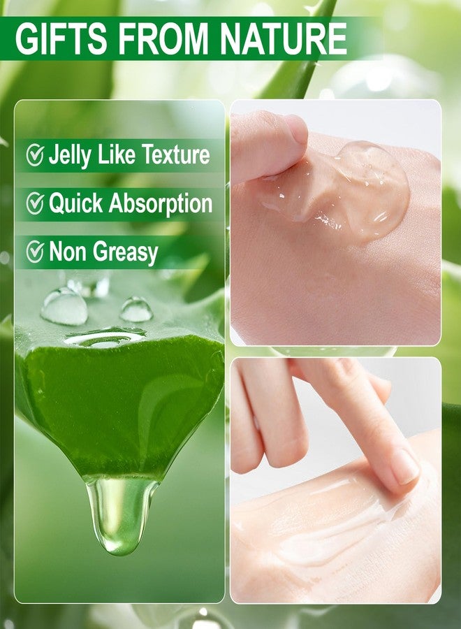 Erinde 30 Pack Aloe Vera Gel for Face, Hair & Body, 99% Pure Aloe Vera Gel for Sunburn Relief, After Sun Skin Care Relief, Skin Care Bulk Soothing Hydrating Aloe Gel Travel Size for All Skin Types - Image 4